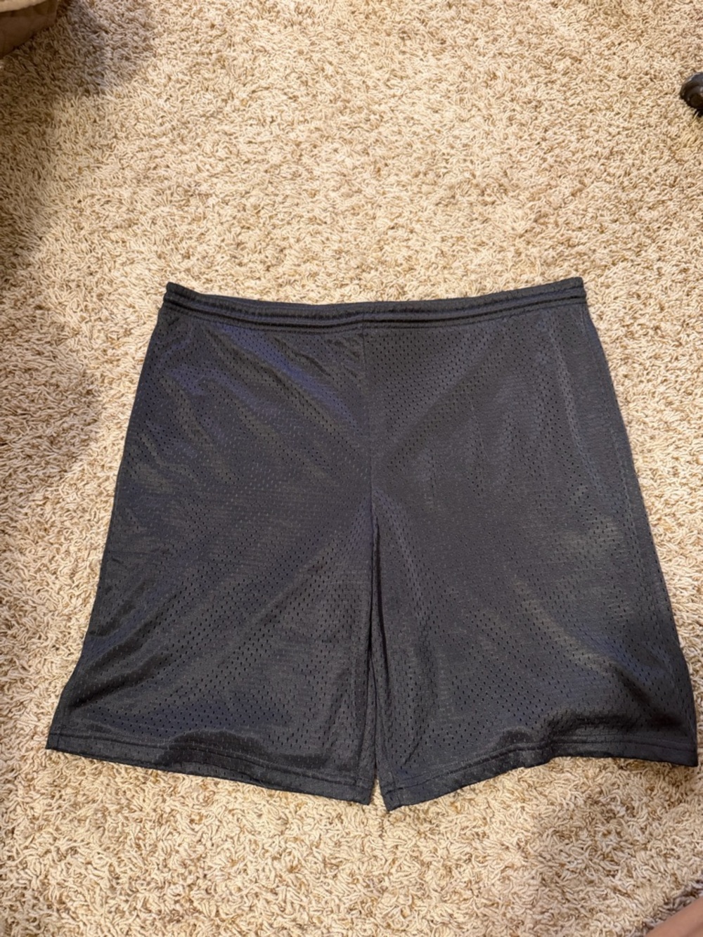 bcg Men's Black Athletic Mesh Performance Shorts